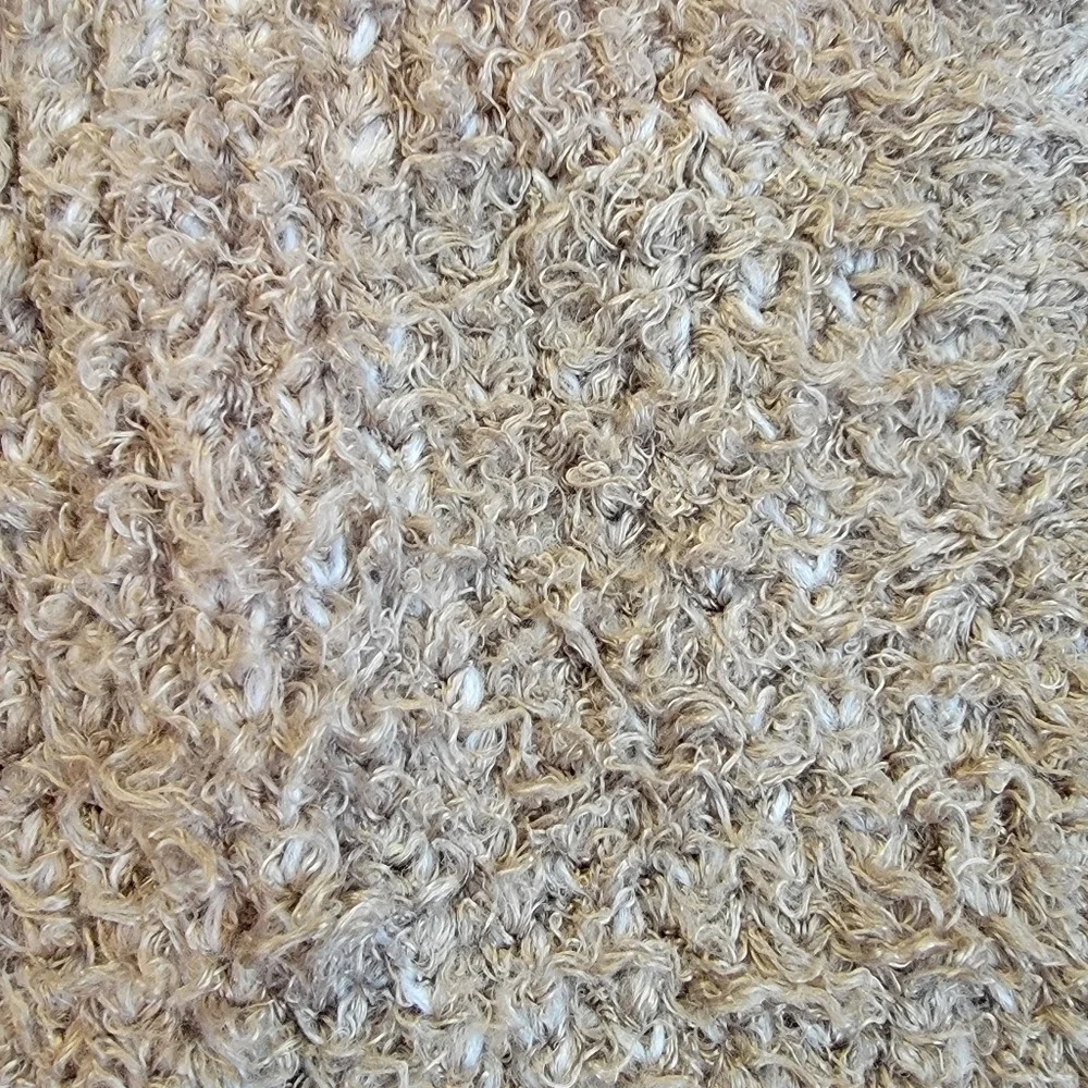 Kensie Soft Fuzzy Tan Open Front Cardigan Sweater… - image 6